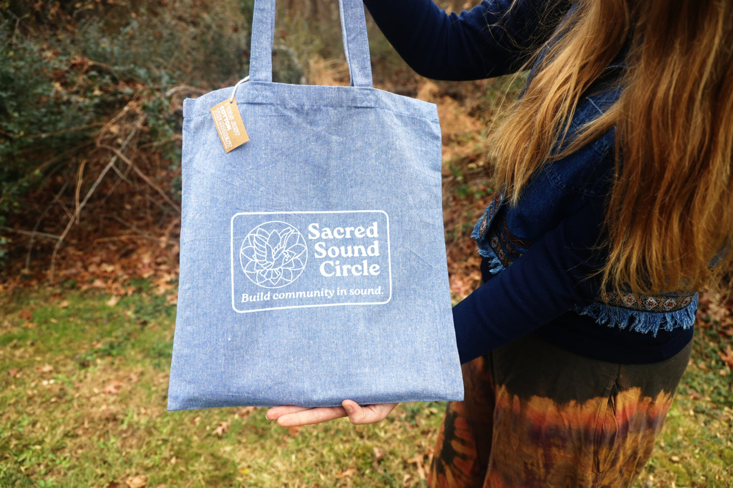 Sacred Sound Circle Tote Bag