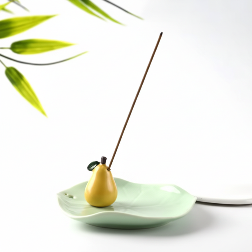 Pear Incense Holder