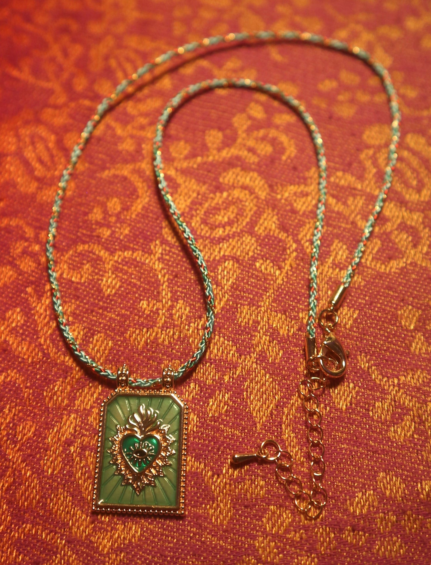 Eye of the Heart Prayer Card Necklace