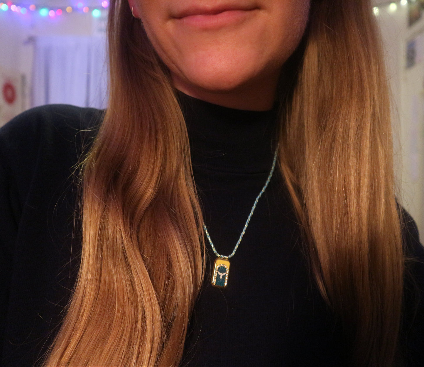 Dove Prayer Card Necklace