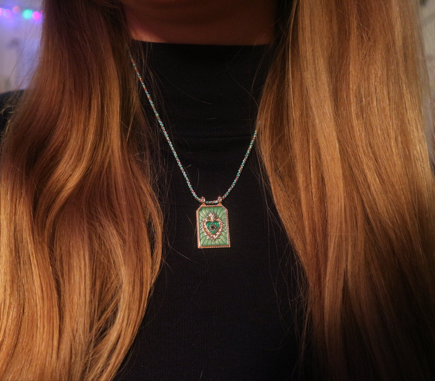 Eye of the Heart Prayer Card Necklace