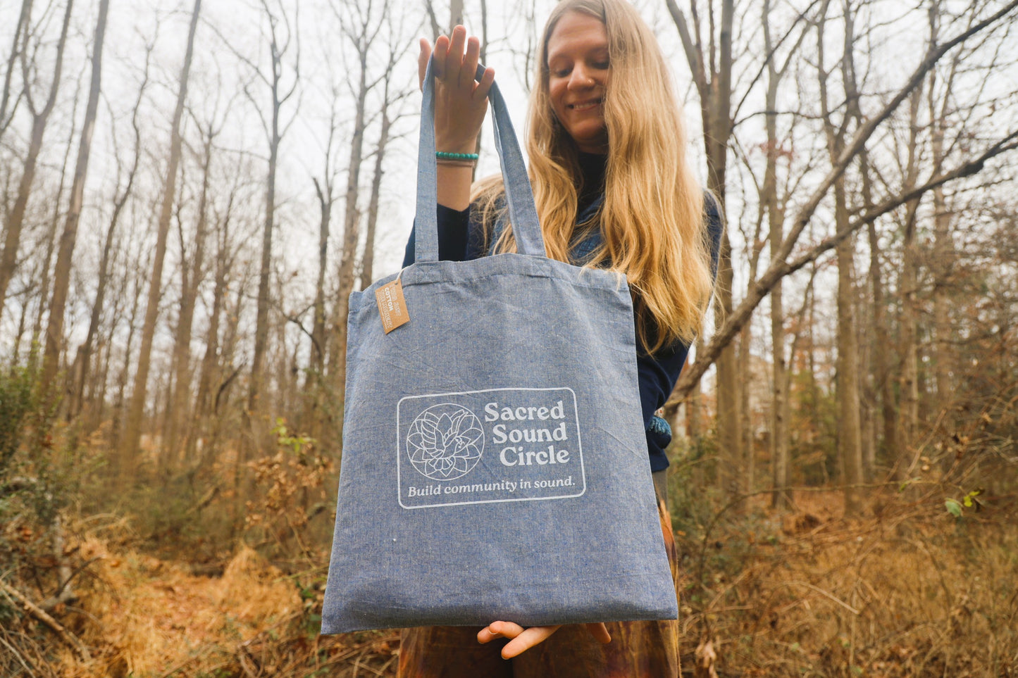 Sacred Sound Circle Tote Bag