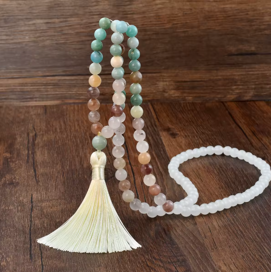 Amazonite Mala