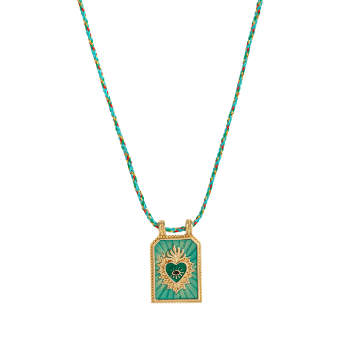 Eye of the Heart Prayer Card Necklace