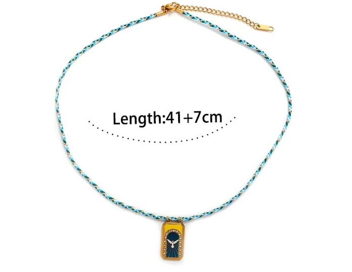 Dove Prayer Card Necklace